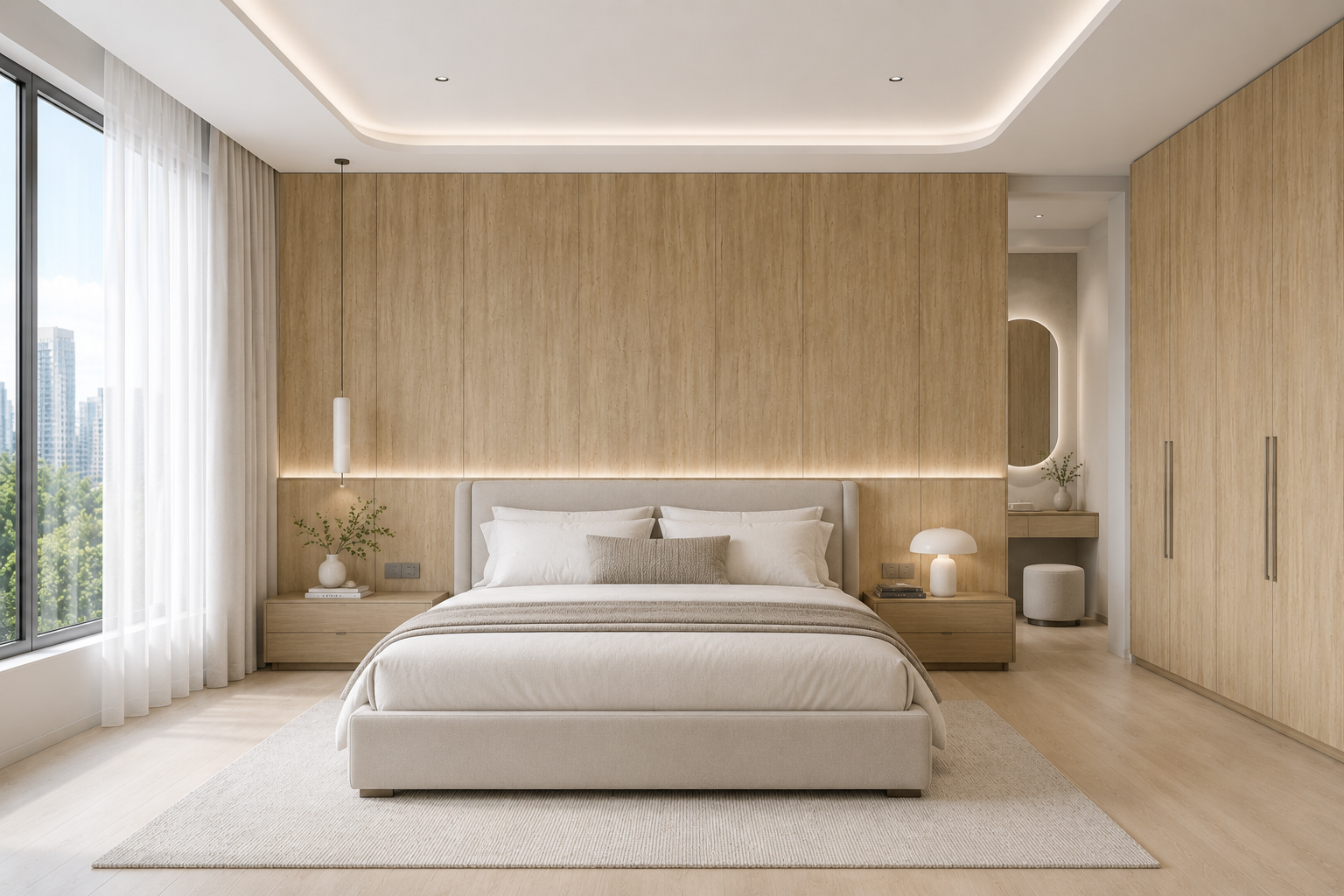 HANSOL HOMEDECO ナチュラルクラックオーク 施工事例 3