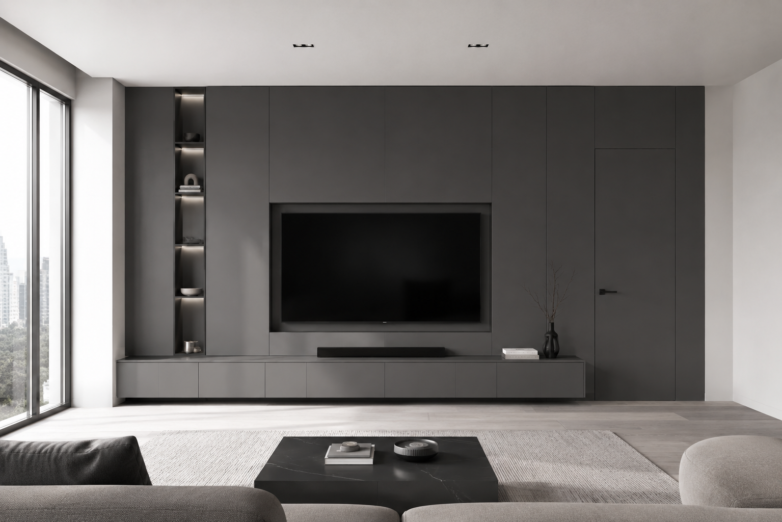 HANSOL HOMEDECO ダークグレー SM 施工事例 2