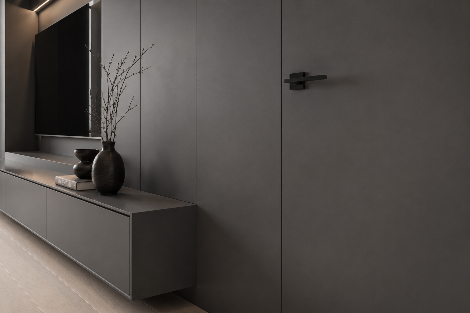 HANSOL HOMEDECO ダークグレー SM 施工事例 3