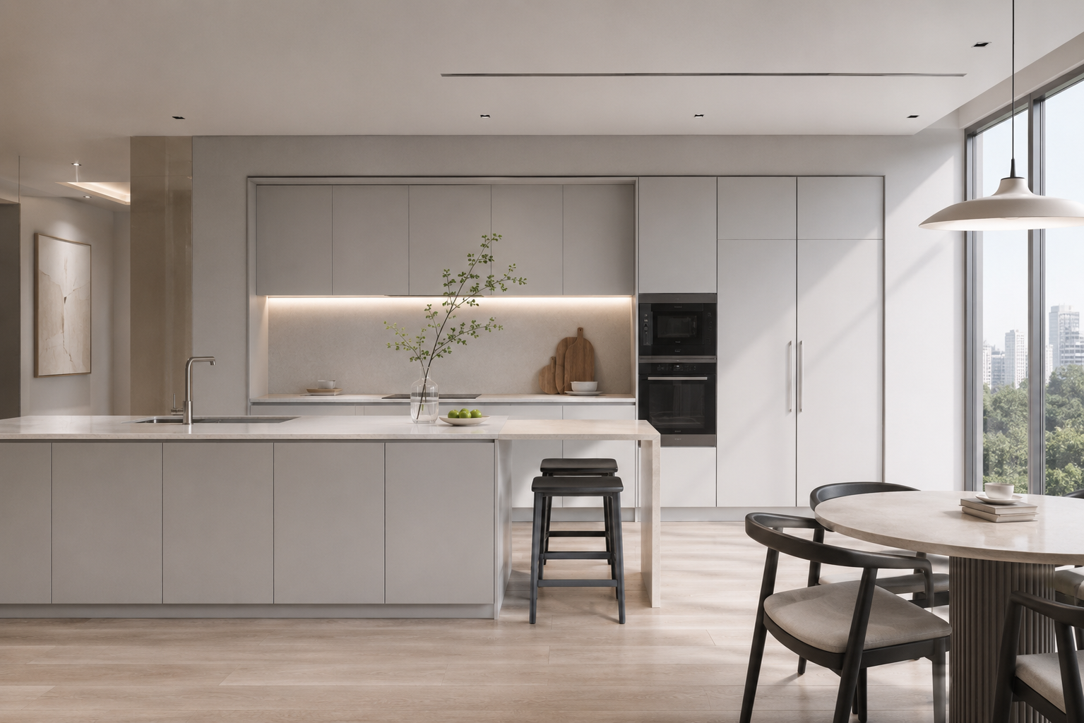 HANSOL HOMEDECO ライトグレー SM 施工事例 1