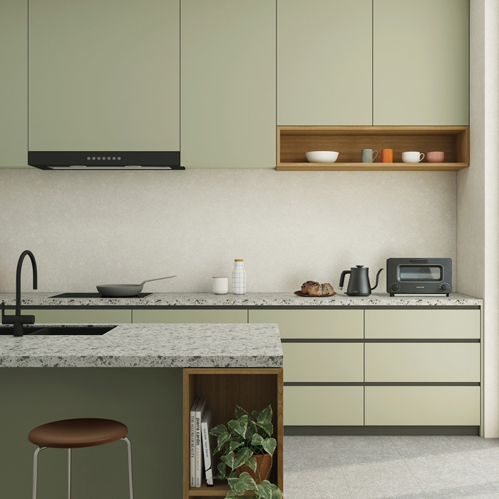 HANSOL HOMEDECO ミストグリーン SM 施工事例 1