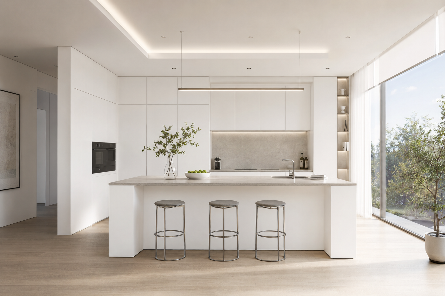 HANSOL HOMEDECO ミルキーホワイト SM 施工事例 1