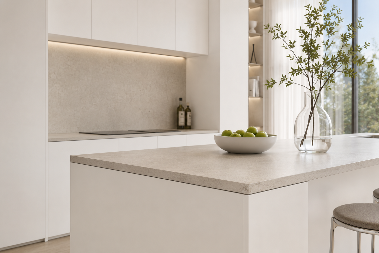HANSOL HOMEDECO ミルキーホワイト SM 施工事例 2