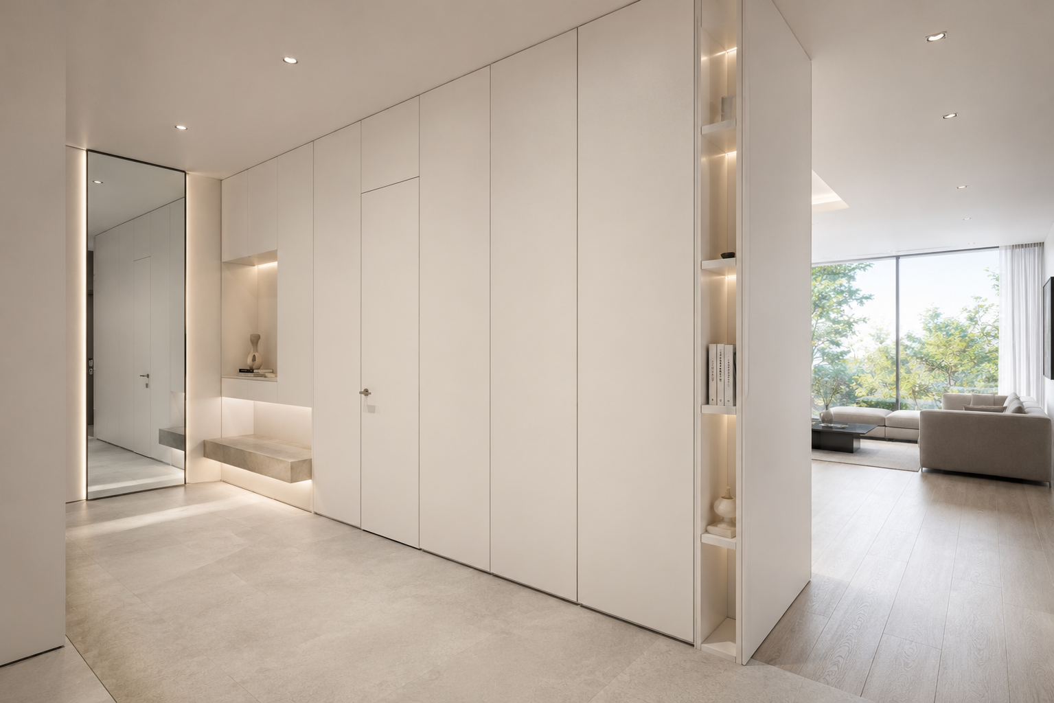 HANSOL HOMEDECO ミルキーホワイト SM 施工事例 3
