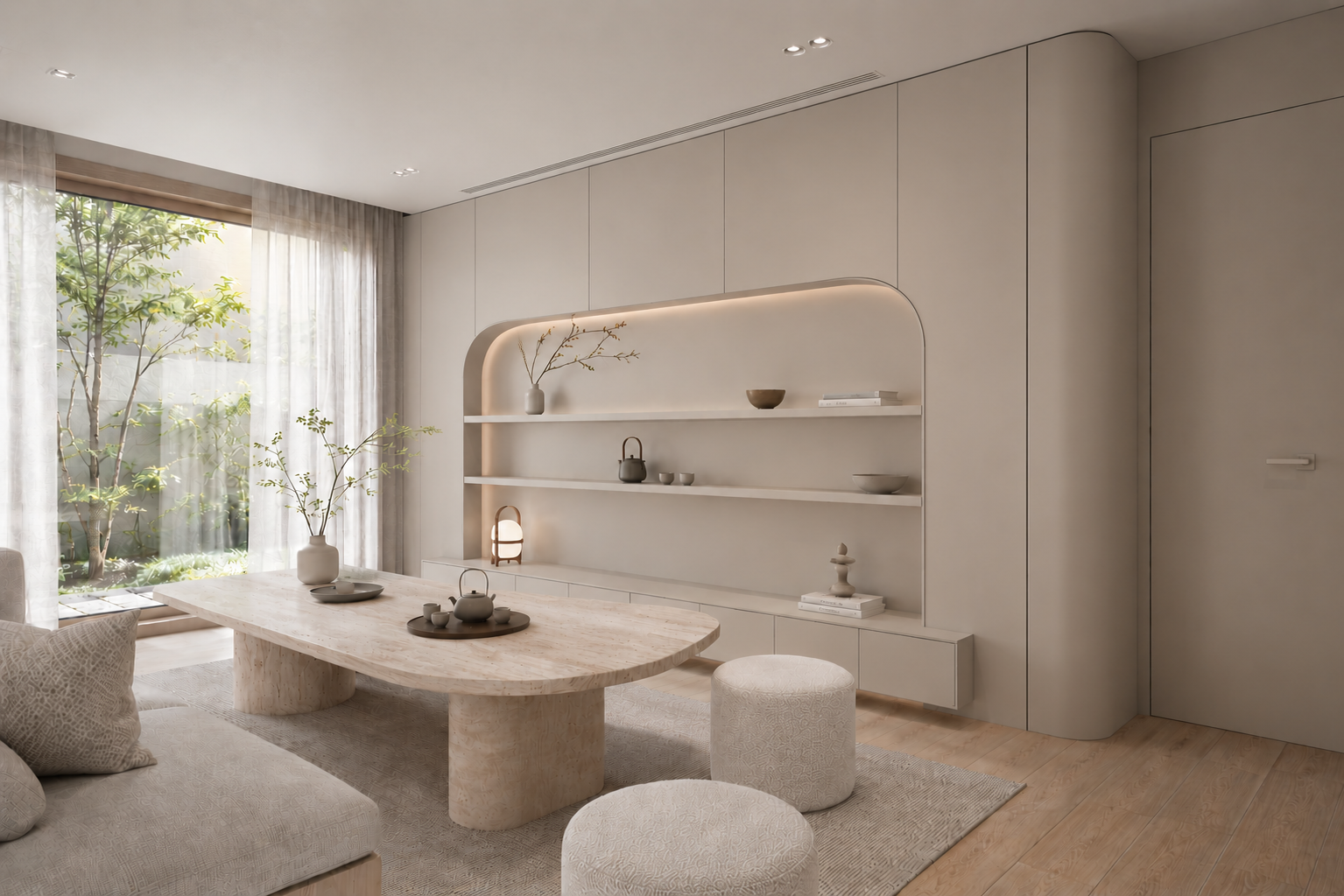 HANSOL HOMEDECO サンドグレー SM 施工事例 1
