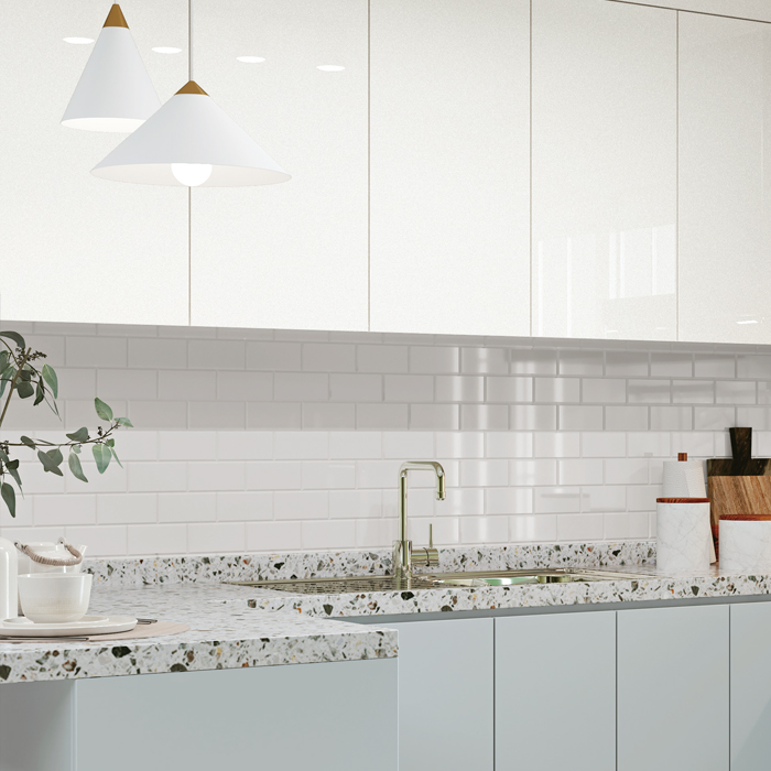 HANSOL HOMEDECO シャインパールホワイト HG 施工事例 1