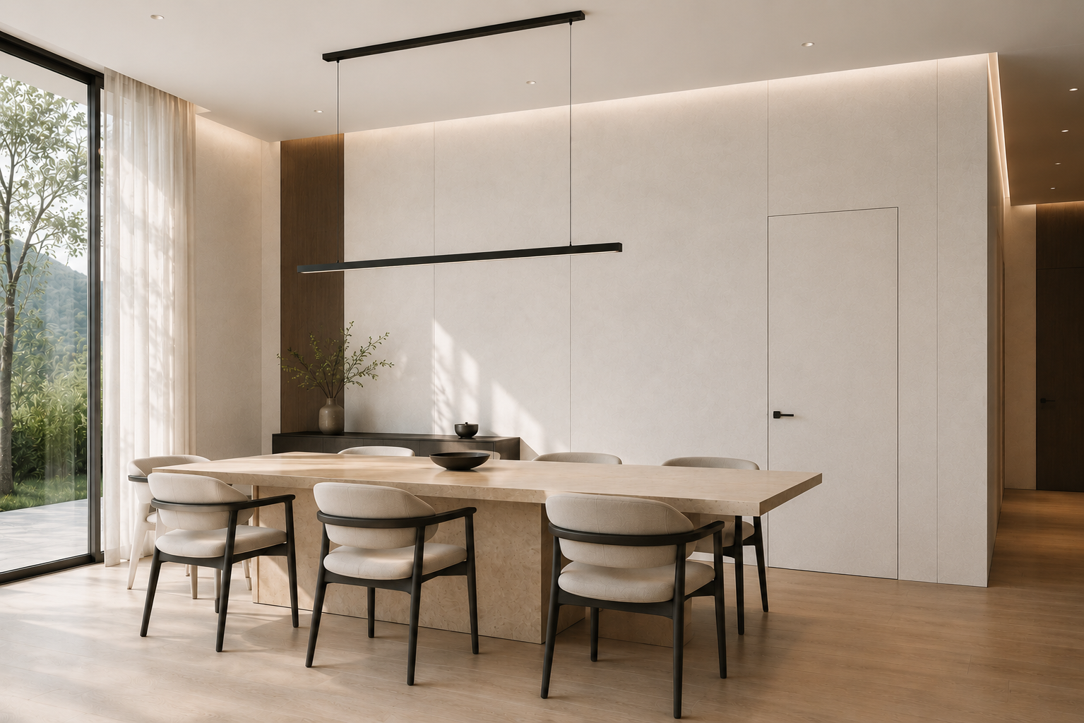 HANSOL HOMEDECO スタッコホワイト 施工事例 2