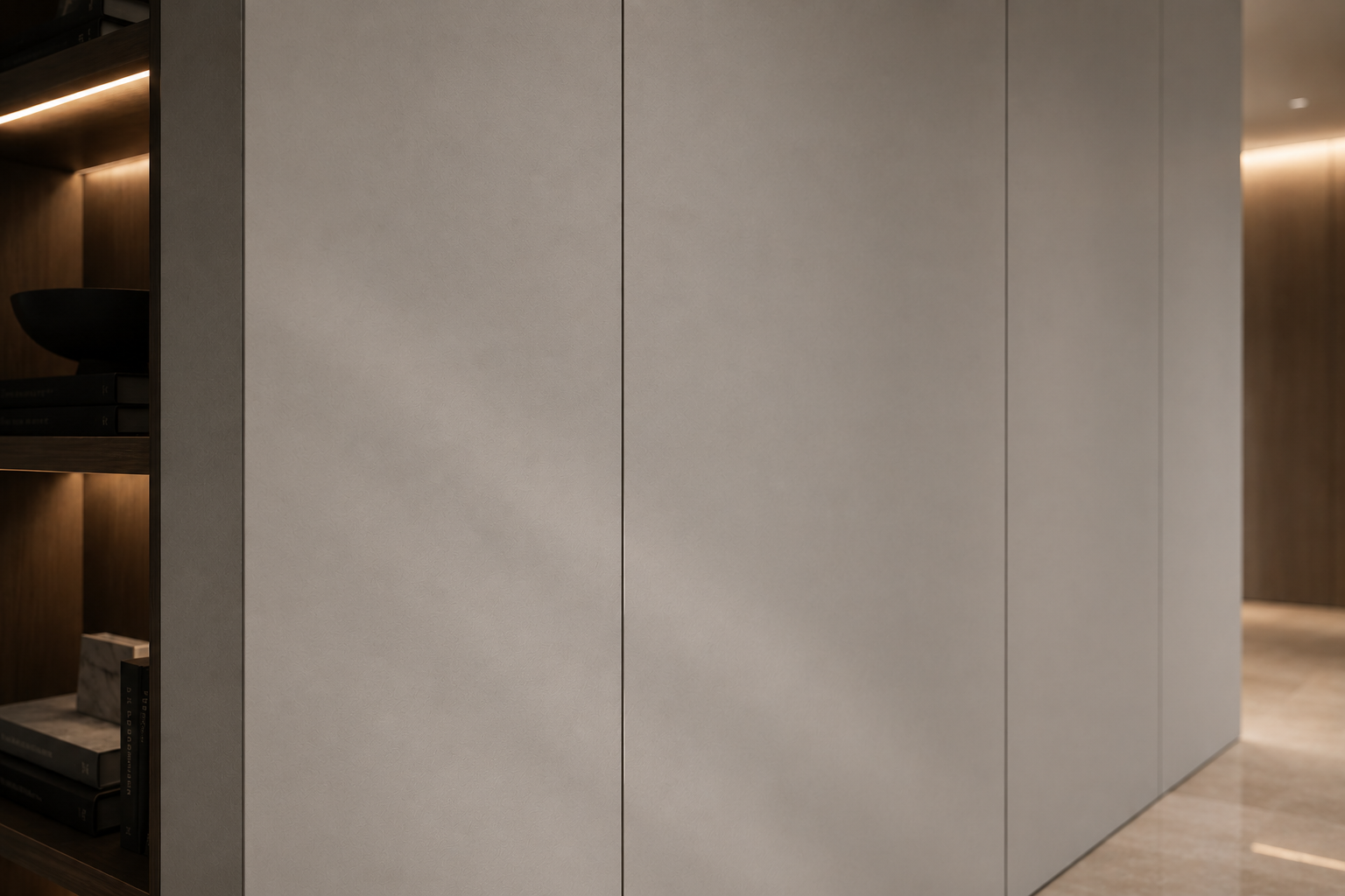 HANSOL HOMEDECO ストーンフォググレー 施工事例 2