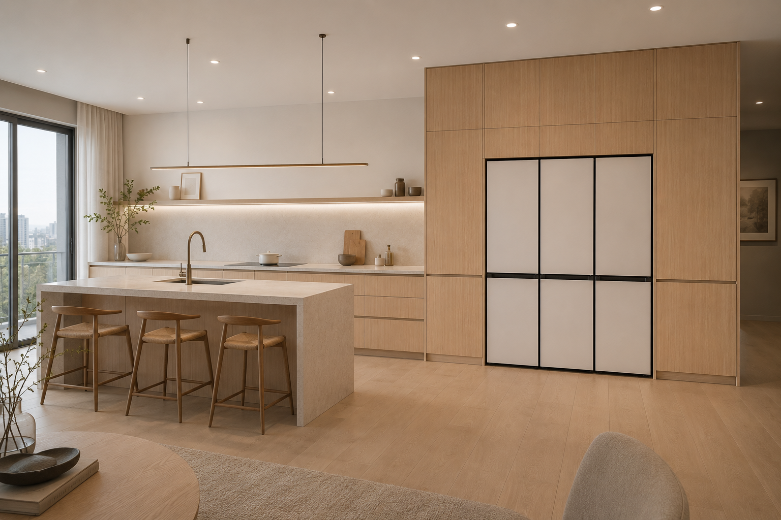 HANSOL HOMEDECO エバーオークナチュラル 施工事例 1