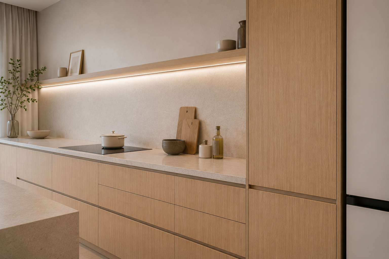 HANSOL HOMEDECO エバーオークナチュラル 施工事例 2