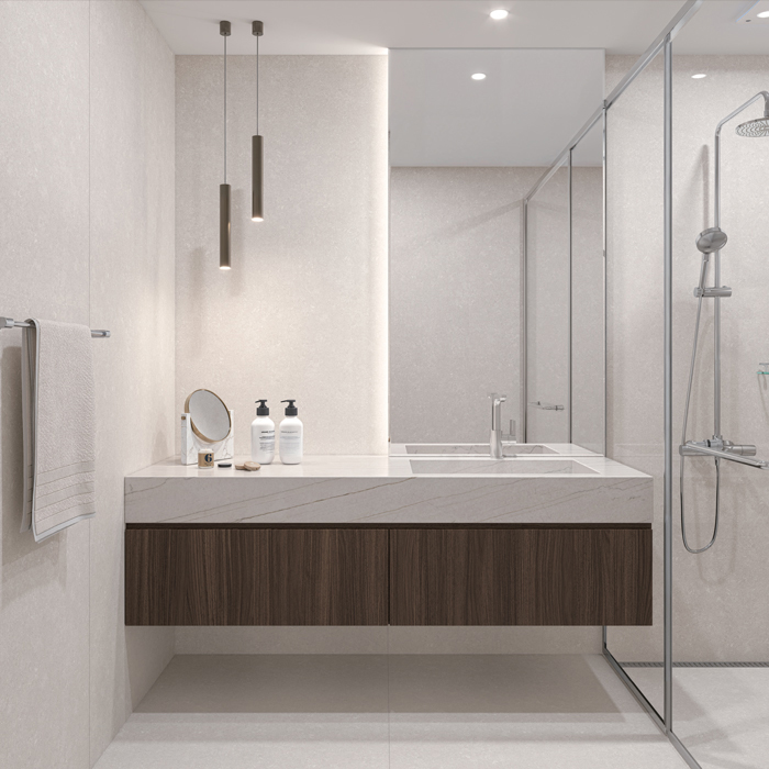HANSOL HOMEDECO テネシーダークウォールナット 施工事例 1
