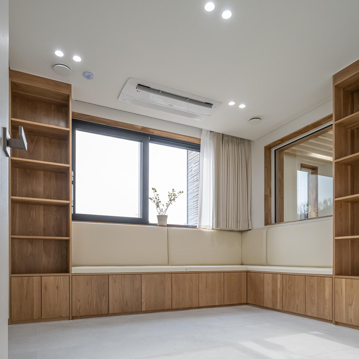 LX Z:IN(LX지인) PR014-01 내추럴 린넨_화이트 적용사례 2